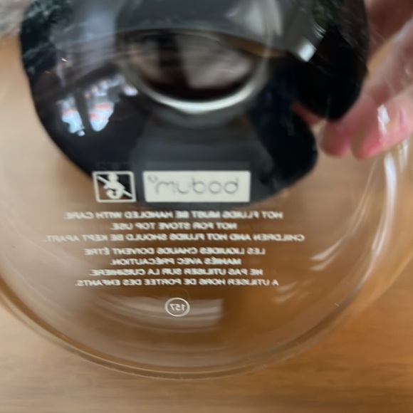 Bodum Pour Over Coffee Maker with Permanent Filter, 1 Liter, 34 Ounce Black Band - Picture 4 of 4